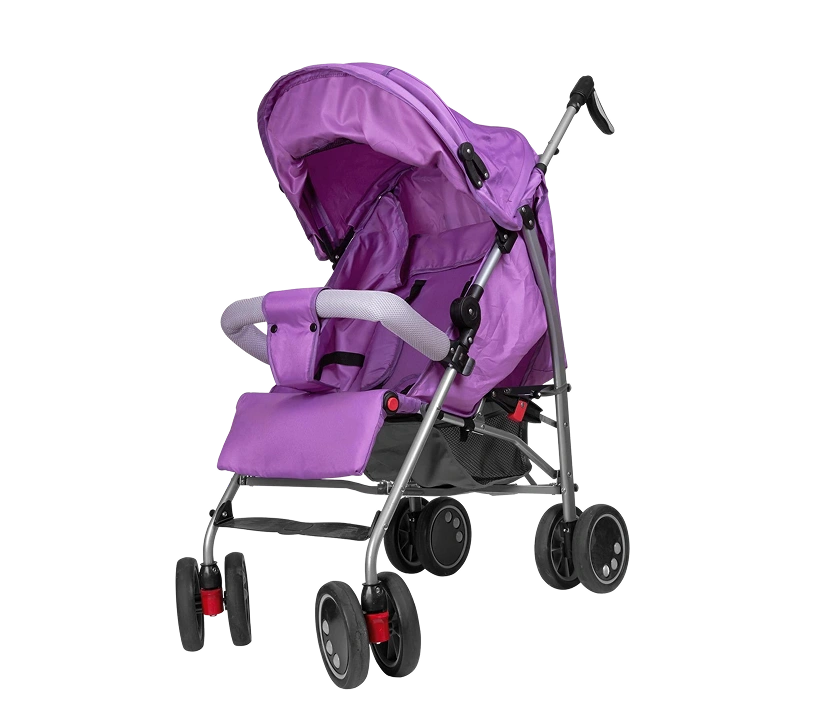 Baby Stroller Compact Fold - Purple Black